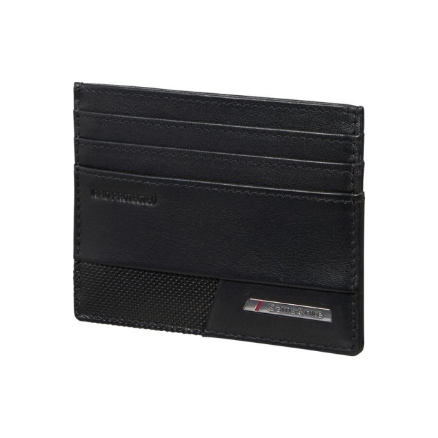 Καρτοθήκη Δέρμα Samsonite Pro-Dlx 6 Slg 144547-1041 Μαύρο ΑΝΔΡΙΚΑ