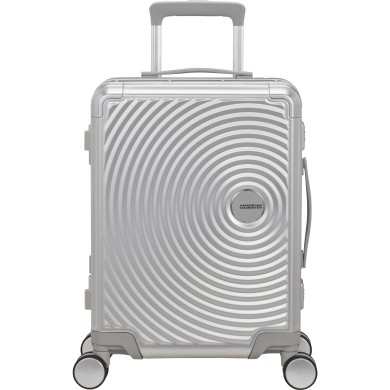 Βαλίτσα Καμπίνας 55εκ American Tourister Soundbox Alu 155707-1776 Aluminium ΒΑΛΙΤΣΕΣ