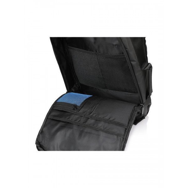 Τσάντα Πλάτης Laptop 15,6'' Rcm 0355 Μαύρο