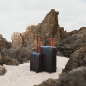 Βαλίτσα Μεσαία 69εκ Samsonite Essens Spinner 146911-1186 Μαύρο/Κόκκινο ΒΑΛΙΤΣΕΣ