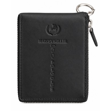Πορτοφόλι Ανδρικό Δέρμα Harvey Miller Polo Club 430-534 Μαύρο hover