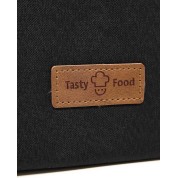 Τσαντάκι Φαγητού Ισοθερμικό Vero Lunch Bag Tasty Food Μαύρο Αξεσουάρ