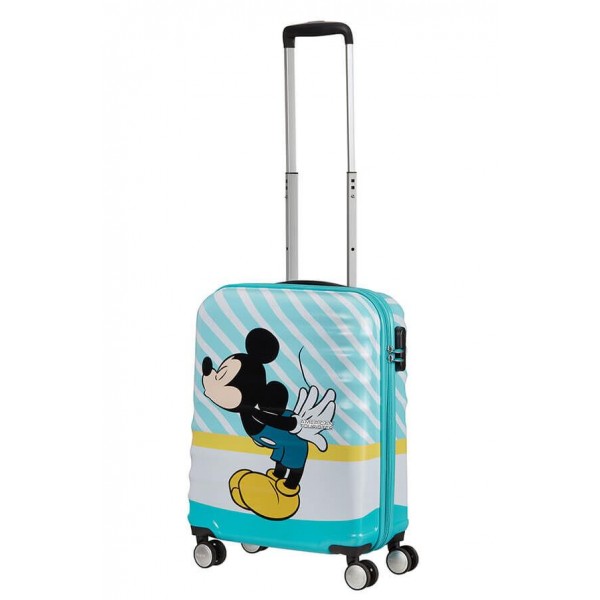Βαλίτσα Καμπίνας 55εκ. American Tourister Wavebreaker Disney 85667-8624 Mickey Blue Kiss