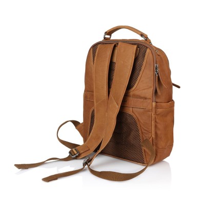 Τσάντα Πλάτης Δέρμα Laptop 14.1'' The Chesterfield Brand Austin C58.018431 Ταμπά hover