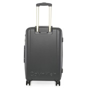 Βαλίτσα Μεσαία 67εκ Calvin Klein Big Monogram LH418BM2 Ανθρακί ΒΑΛΙΤΣΕΣ