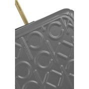 Βαλίτσα Μεσαία 67εκ Calvin Klein Big Monogram LH418BM2 Ανθρακί ΒΑΛΙΤΣΕΣ