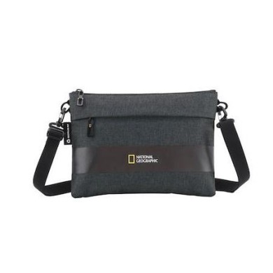 Τσάντα Unisex ώμου National Geographic Shadow N21105-89 Ανθρακί Τσάντες