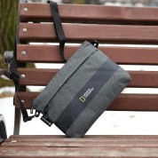 Τσάντα Unisex ώμου National Geographic Shadow N21105-89 Ανθρακί Τσάντες