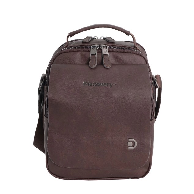 Τσαντάκι Ανδρικό Ώμου Discovery Heritage D03350-97 Καφέ