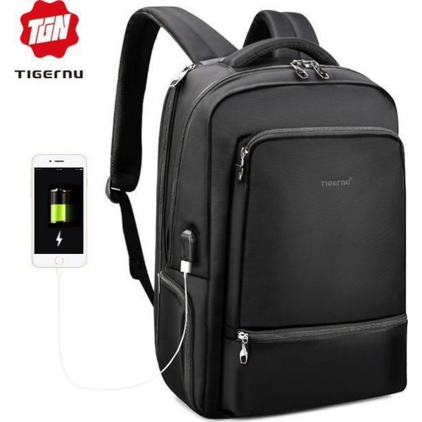Τσάντα Πλάτης Laptop 15.6'' Tigernu T-B3585 Μαύρο