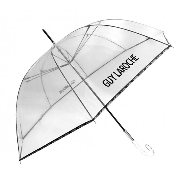 Ομπρέλα Αυτόματη Αντιανεμική Με Μπαστούνι Guy Laroche 8506 Διαφανής