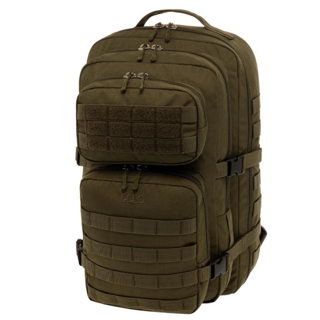 Τσάντα Πλάτης Polo Squad L 902044-6501 Χακί Για κάθε μέρα