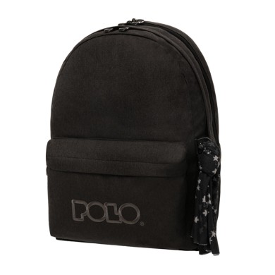 Σακίδιο Πλάτης σχολικό Polo Original Double Scarf 901235-2002 Μαύρο Για κάθε μέρα