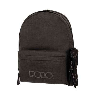 Σακίδιο Πλάτης σχολικό Polo Original Double Scarf 901235 Ανθρακί Για κάθε μέρα