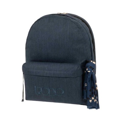 Σακίδιο Πλάτης σχολικό Polo Original Double Scarf 901235 Μπλε Για κάθε μέρα