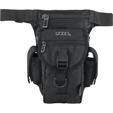 Τσαντάκι Όπλου Ποδιού-Μηρού Polo LeGun 908091-2000 Μαύρο Τσάντες