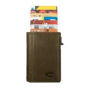 Καρτοθήκη-Πορτοφόλι Δέρμα/Αλουμίνιο Camel Active Thunder 416-702-35 Λαδί