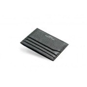 Καρτοθήκη Δέρμα Tru Virtu Wallet Soft 17104000307 Μαύρο Κροκό Αξεσουάρ